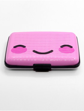 SMILE PRINTS CREDIT CARD WALLET